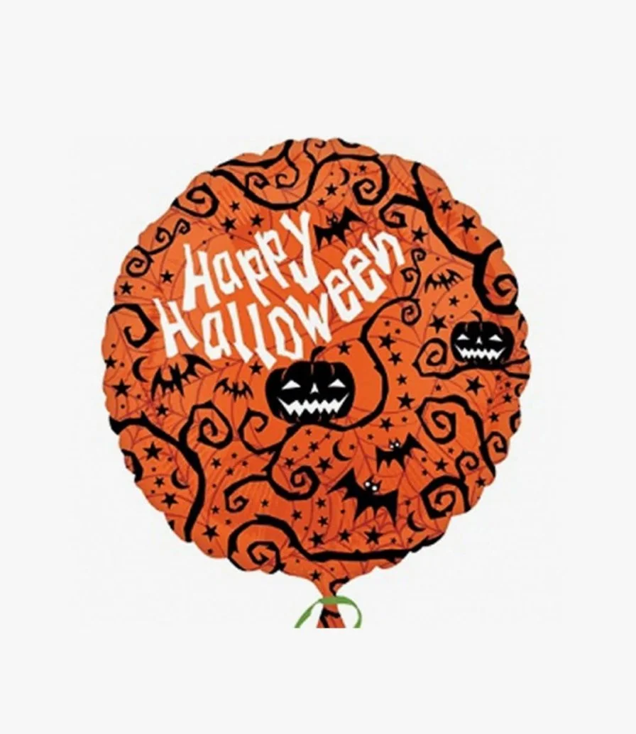 Orange Halloween Balloon 