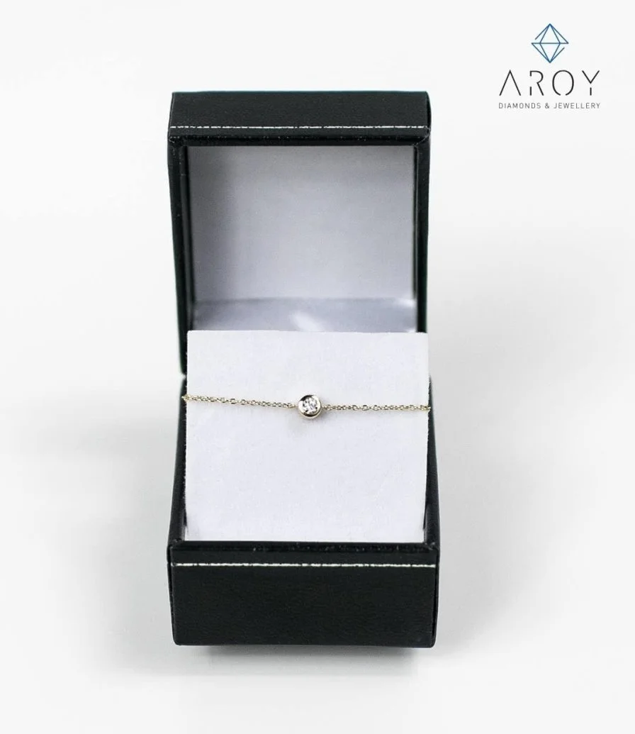 Yellow Gold & Diamond Bracelet By AROY
