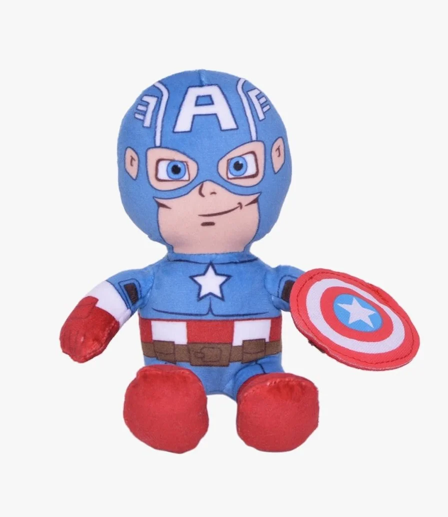 Marvel Plush Captain America (6 inch) 