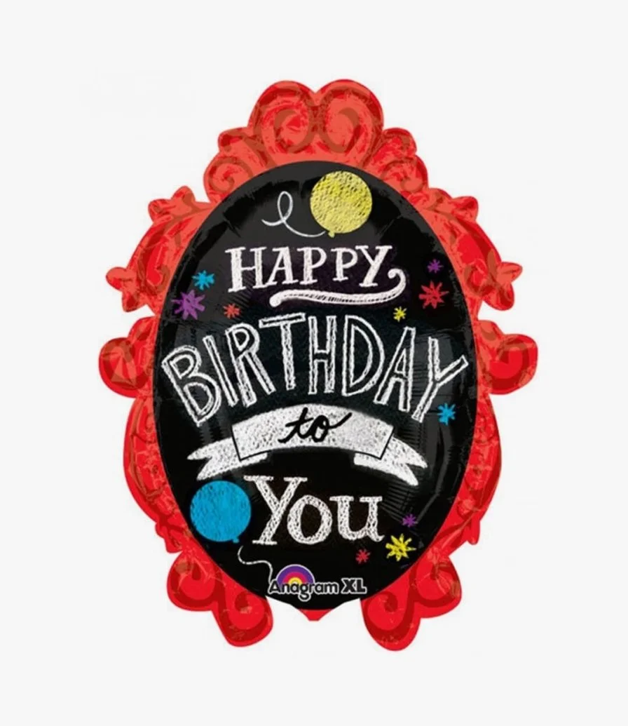 Happy Birthday Foil Helium Balloon 