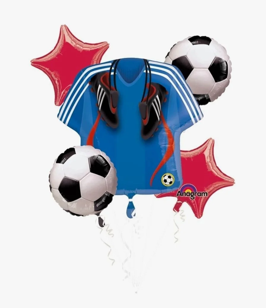 Soccer Foil Helium Balloons 