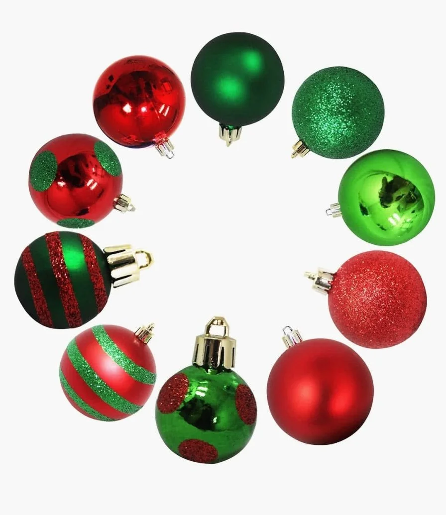 Assorted Christmas Ornaments (3cm-24 pieces) 