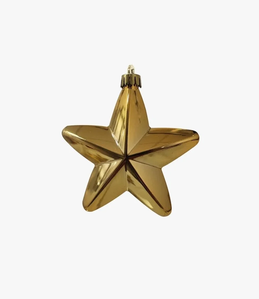 Gold Hanging Star by Party Zone 