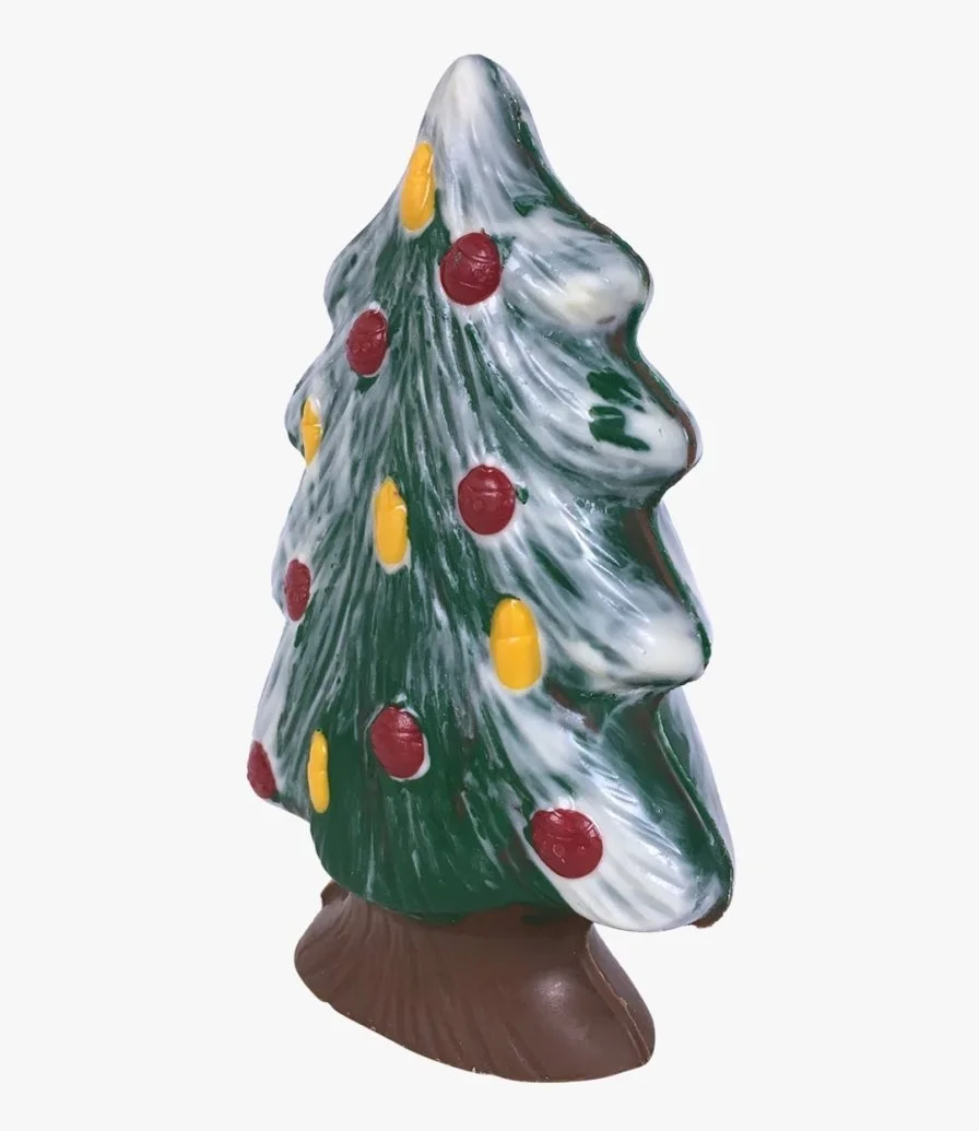 شوكولاتة مجسمة بشكل شجرة كريسماس