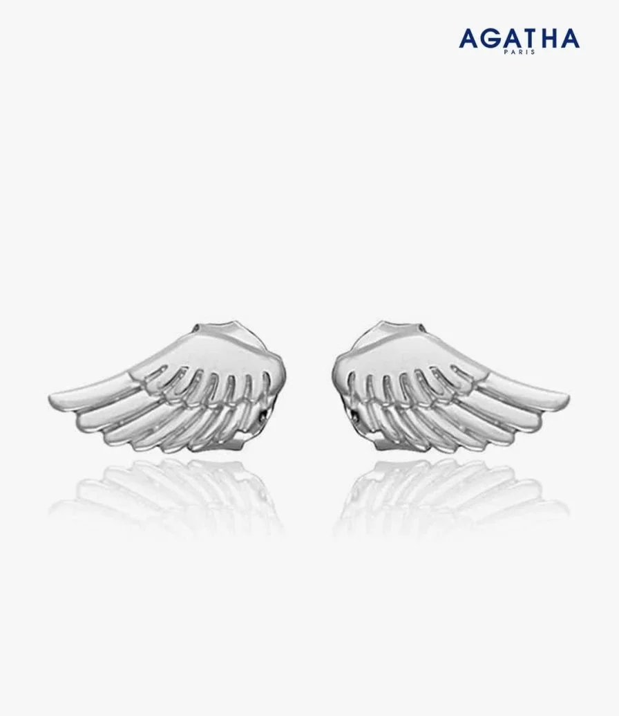 Wing Stud Earrings by Agatha 