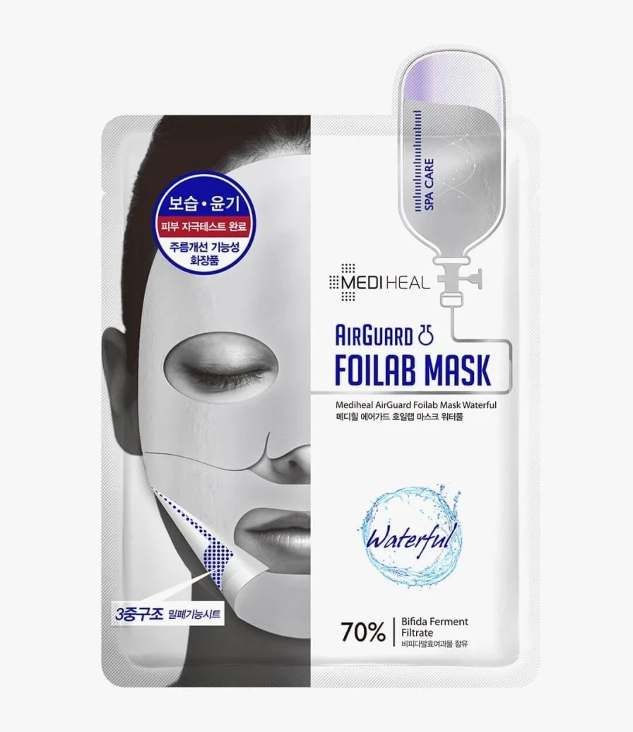 Mediheal AirGuard Foilab Mask Waterful Pack of 10 masks 