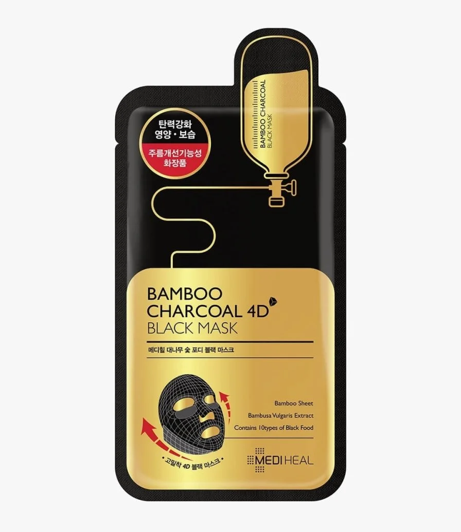 Mediheal Bamboo Charcoal 4D Black Mask 