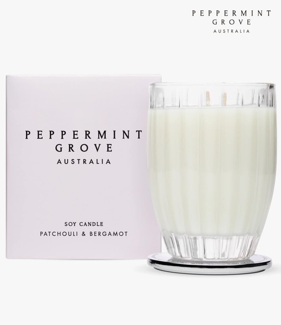 Patchouli & Bergamot Extra Large Candle from Peppermint Grove 