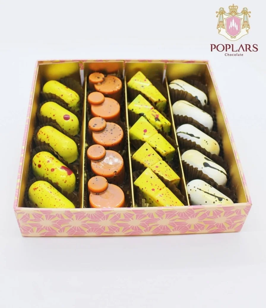 Luxury Chocolate Assortment Box from Poplars (20 Pieces)