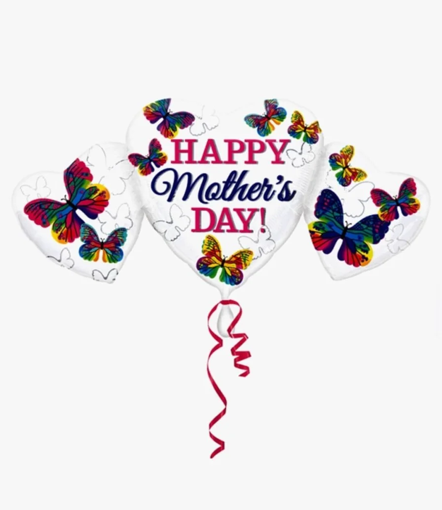 Happy Mother's Day Trio Helium Balloon 