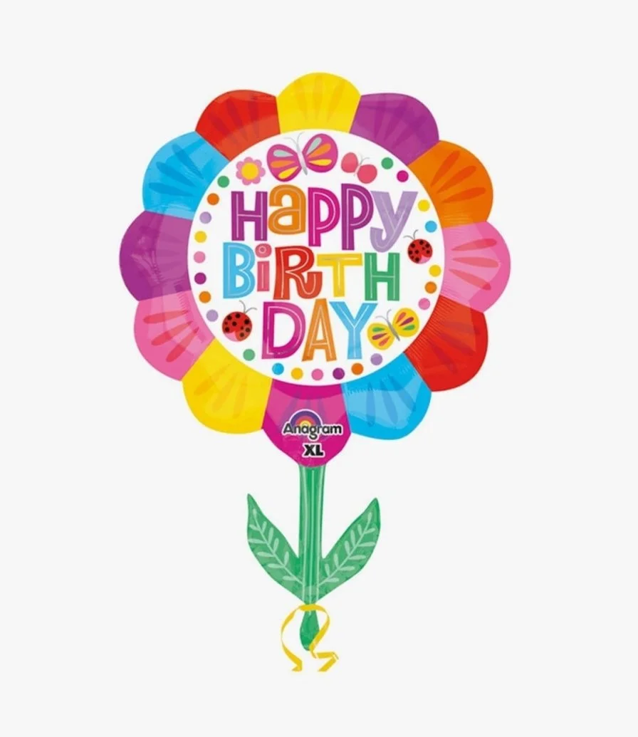 Colorful Birthday Foil Helium Balloon 