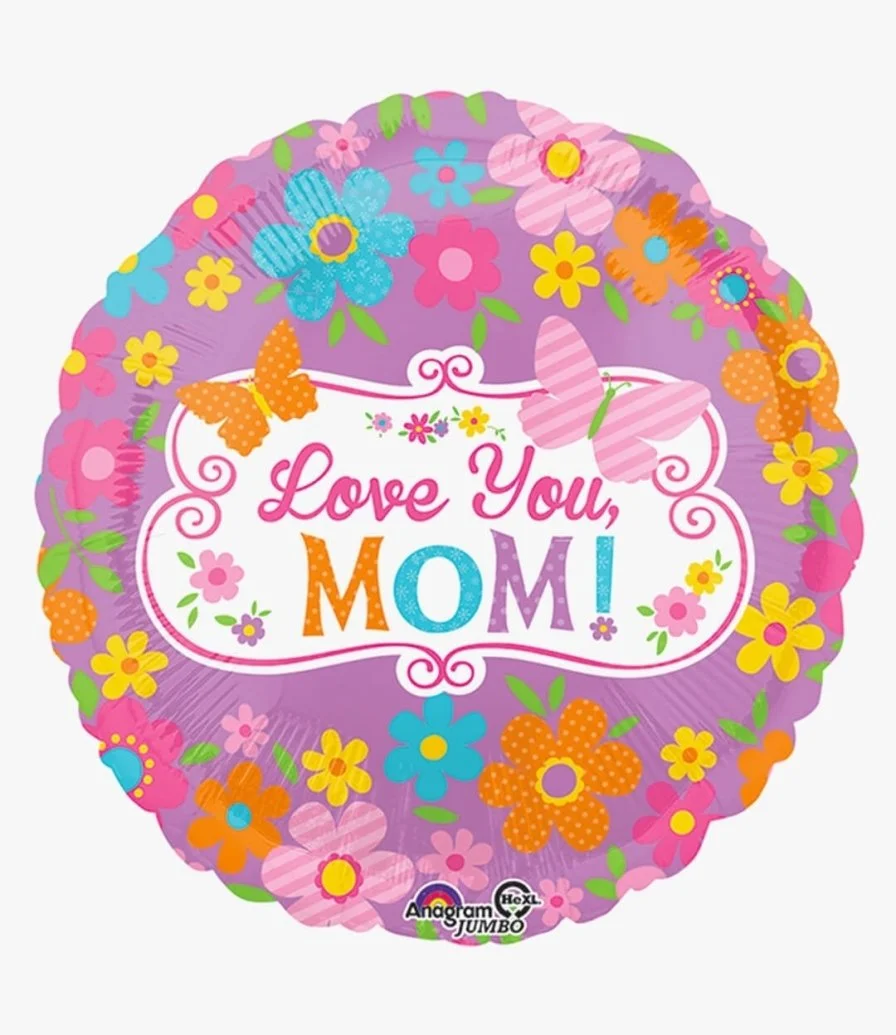Love You, Mom!' Helium Balloon 