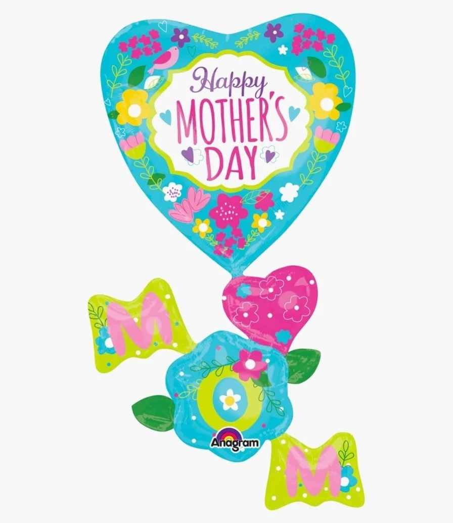 Happy Mother's Day, Mom' Helium Balloon 