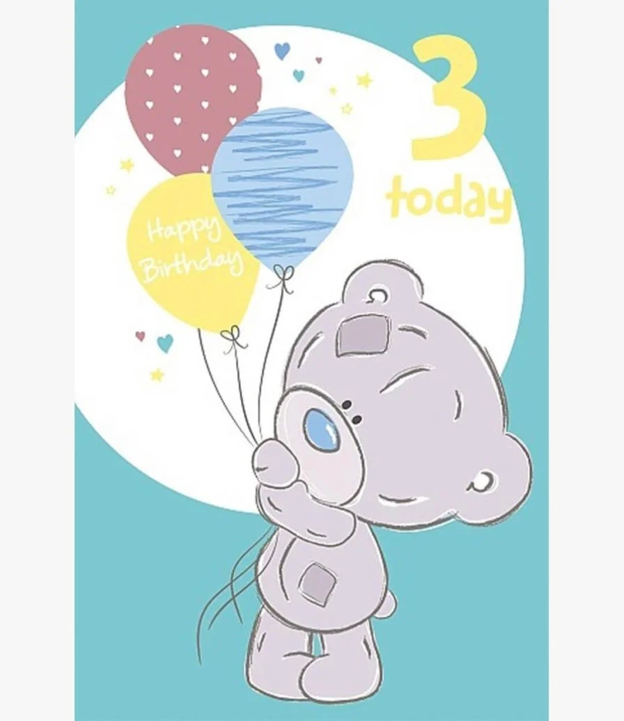 3 Today Birthday Card 