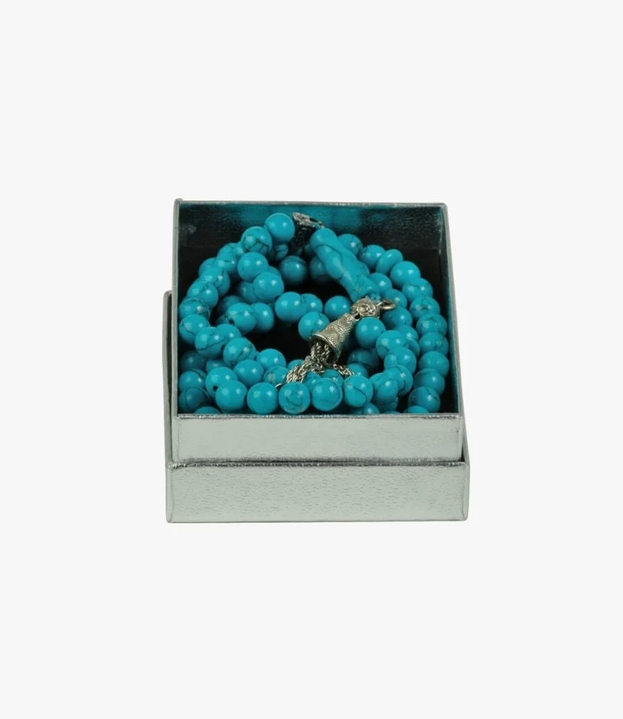 Turquoise Prayer Beads for Him by Fofinha