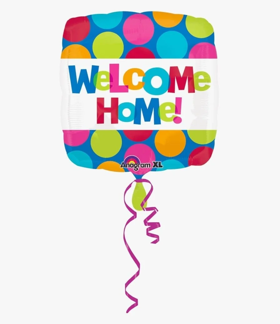 Welcome Home! Square Balloon