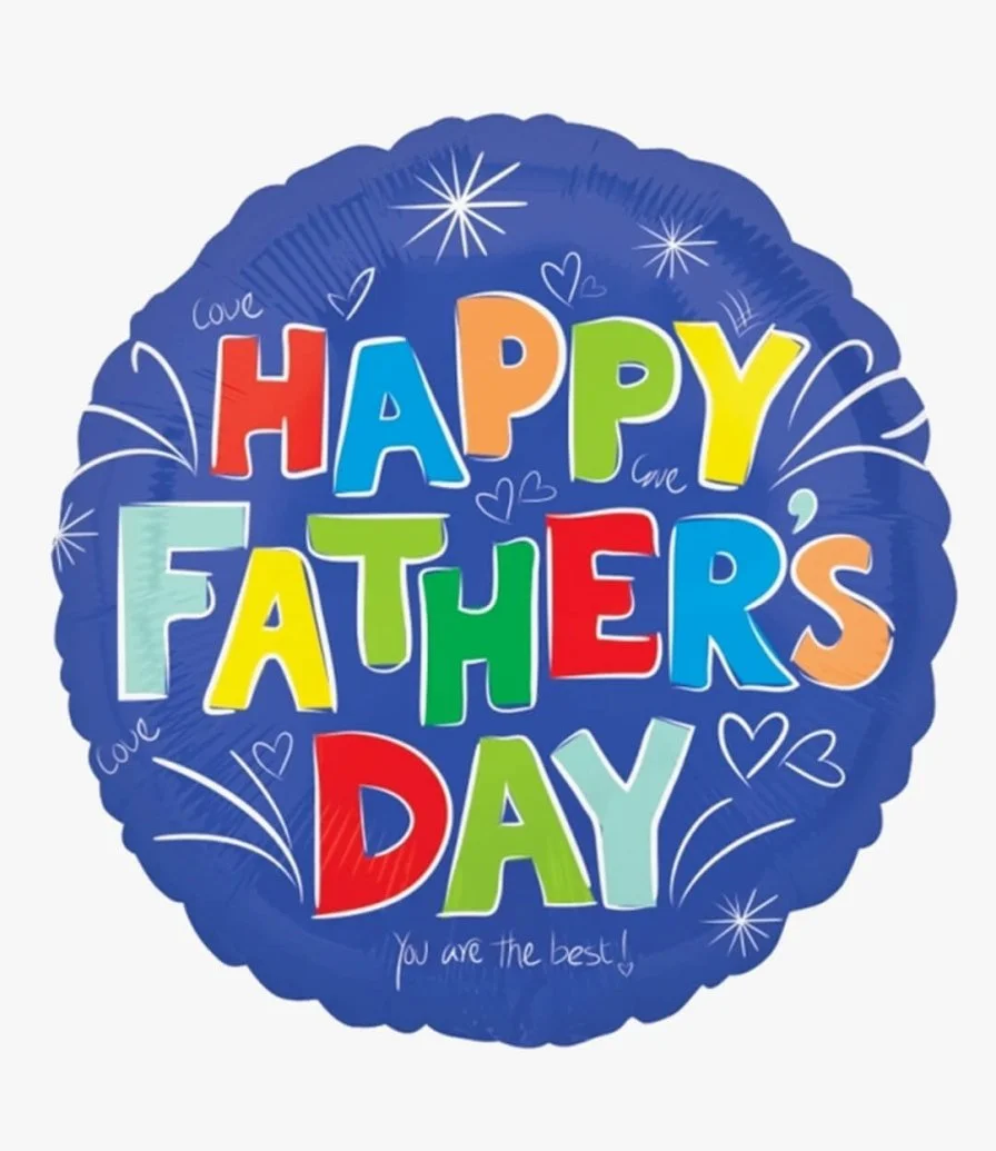 Colorful Father's Day Foil Balloon 
