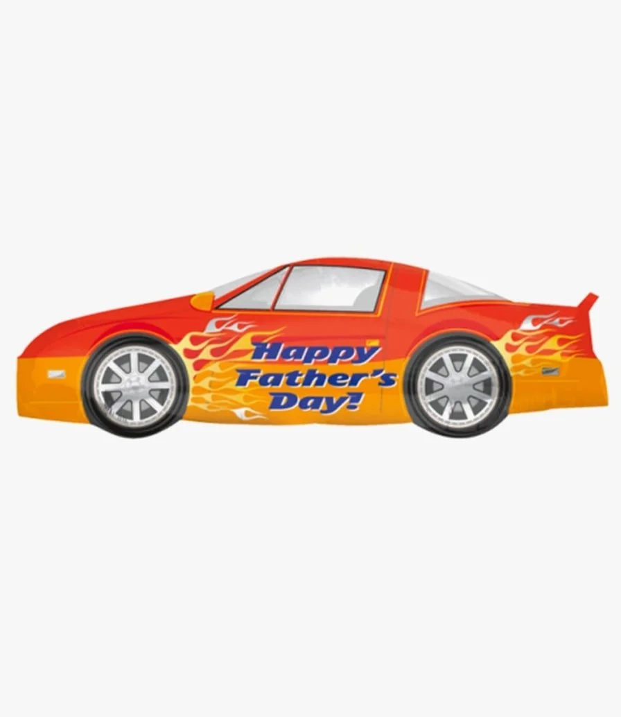 Happy Father's Day Car Supershape Balloon 