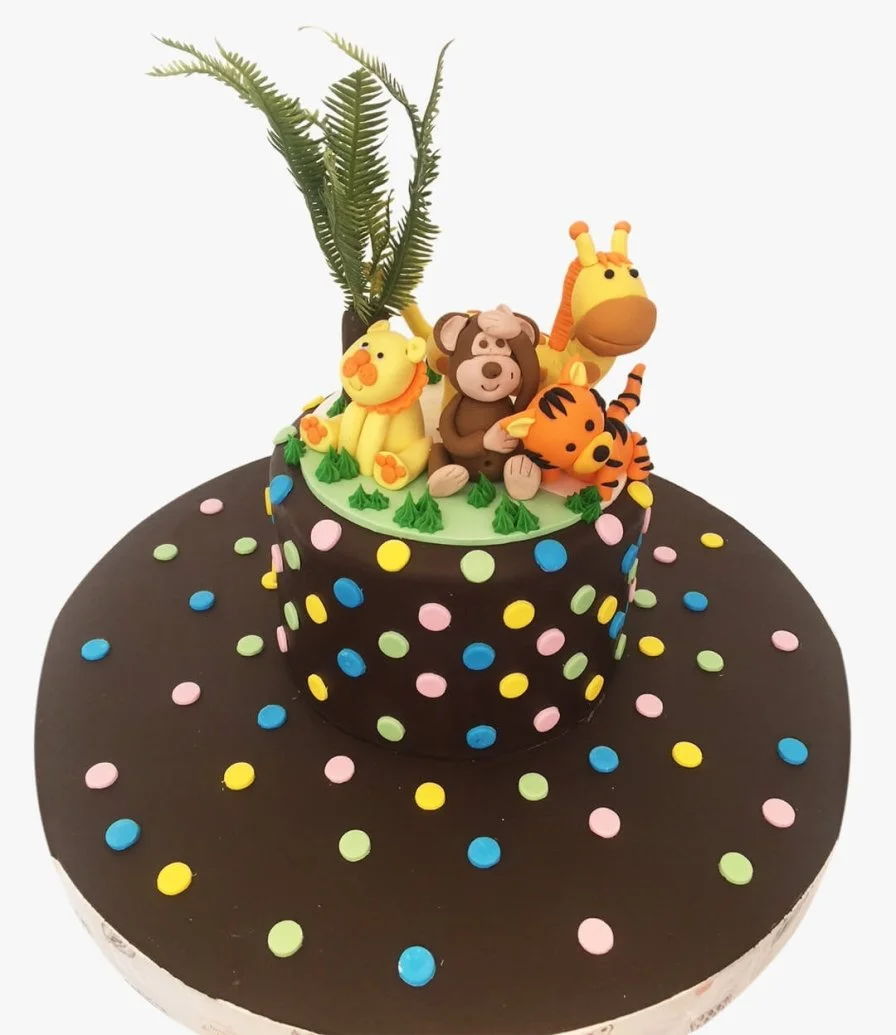 Dotted Forest Cake 