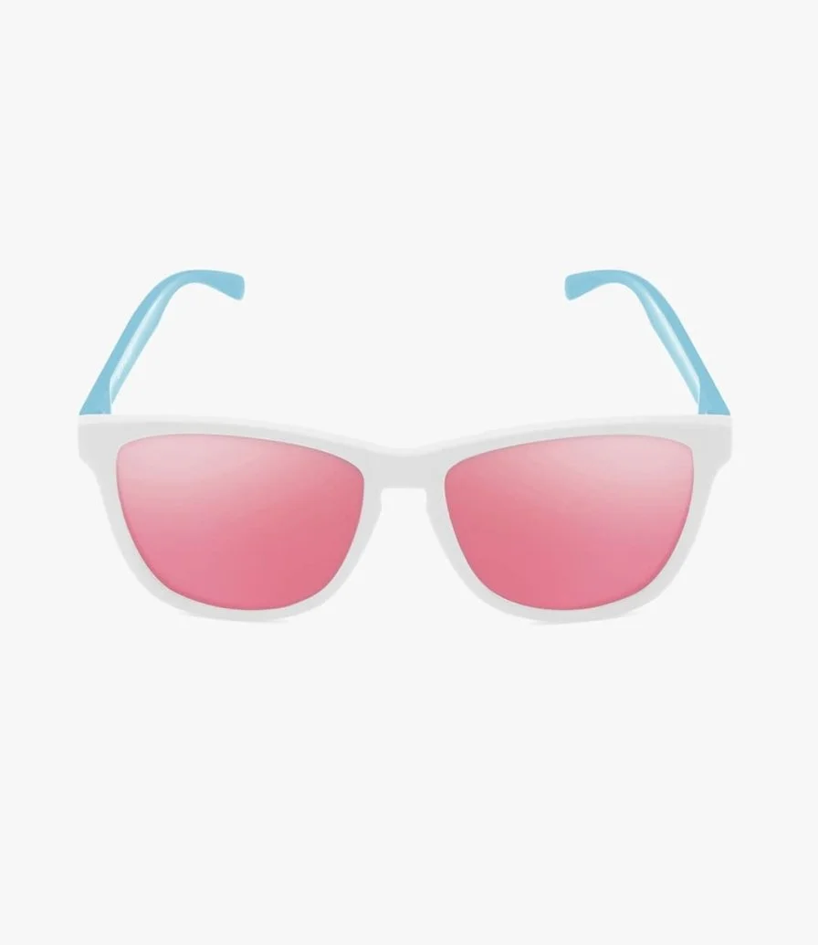 نظارات شمسية زرقاء ووردية بإيموجي پووپ من إيموجي 