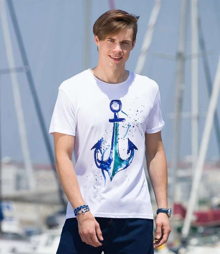Biggdesign AnemosS Anchor Men's T-Shirt 