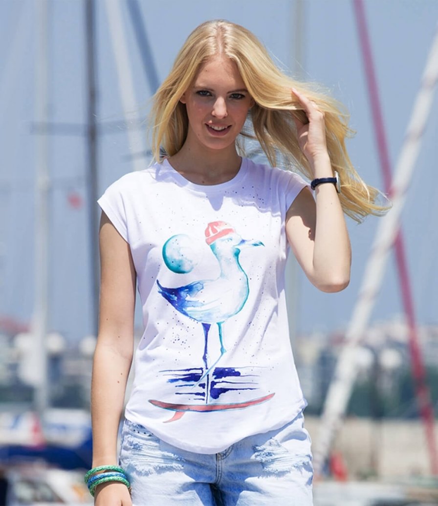 Biggdesign AnemosS Sailor Seagull Women's T-Shirt 