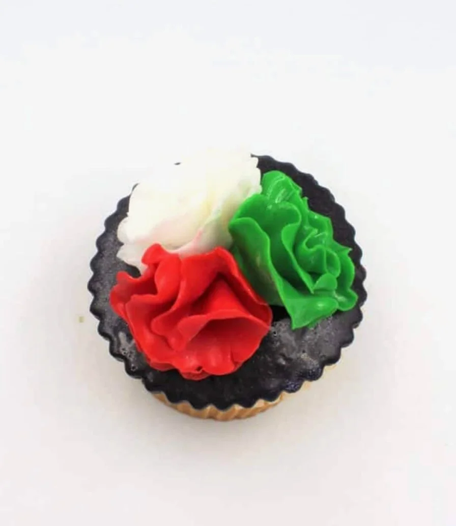 UAE National Day Flower Cupcakes 