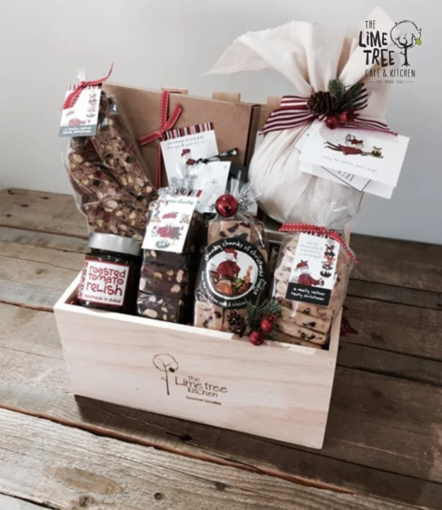 Traditional Christmas Hamper by the Lime Tree Café 