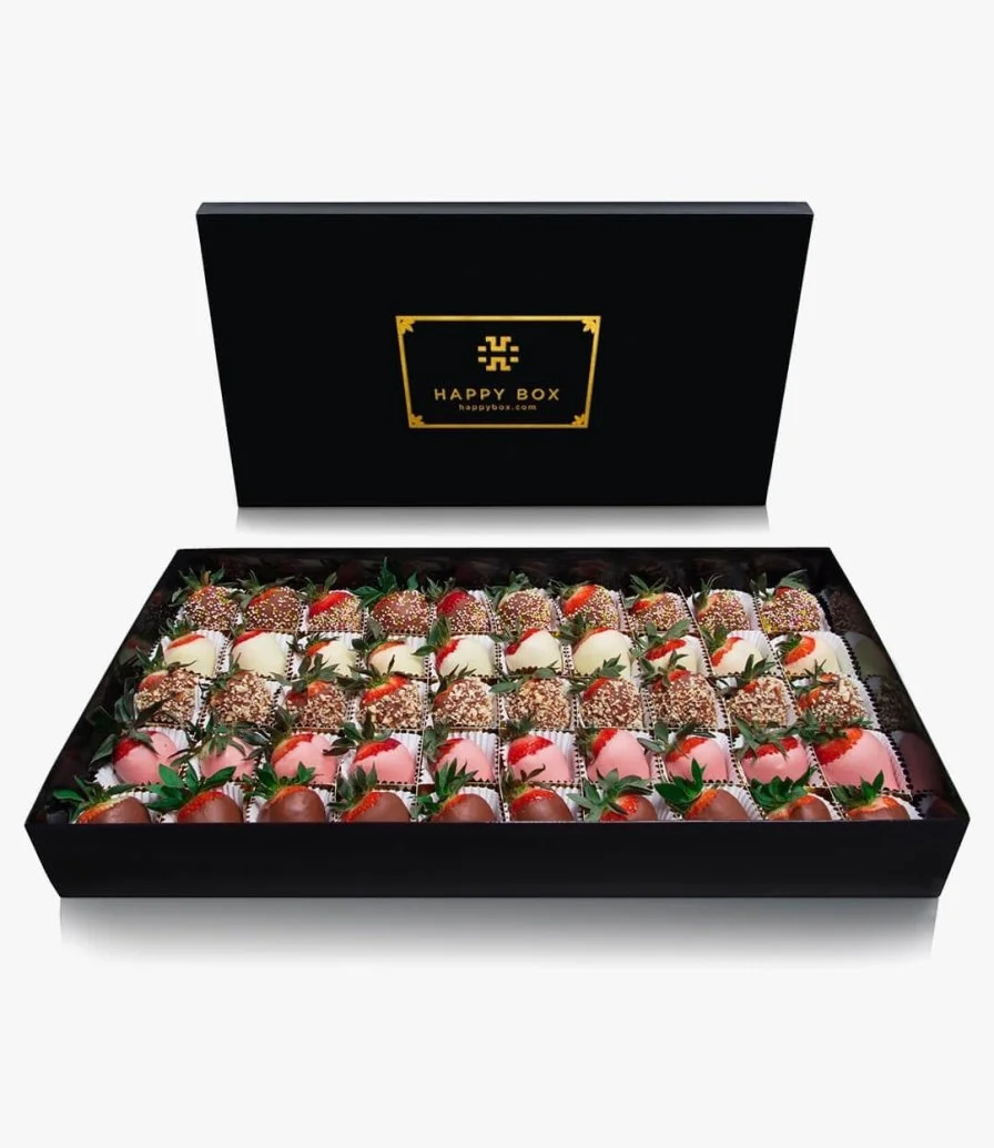 Strawberry Mixed Chocolate Box (50 pcs) 