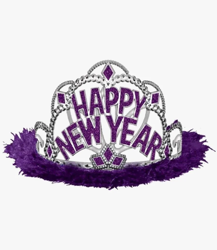 Happy New Year Purple Tiara 