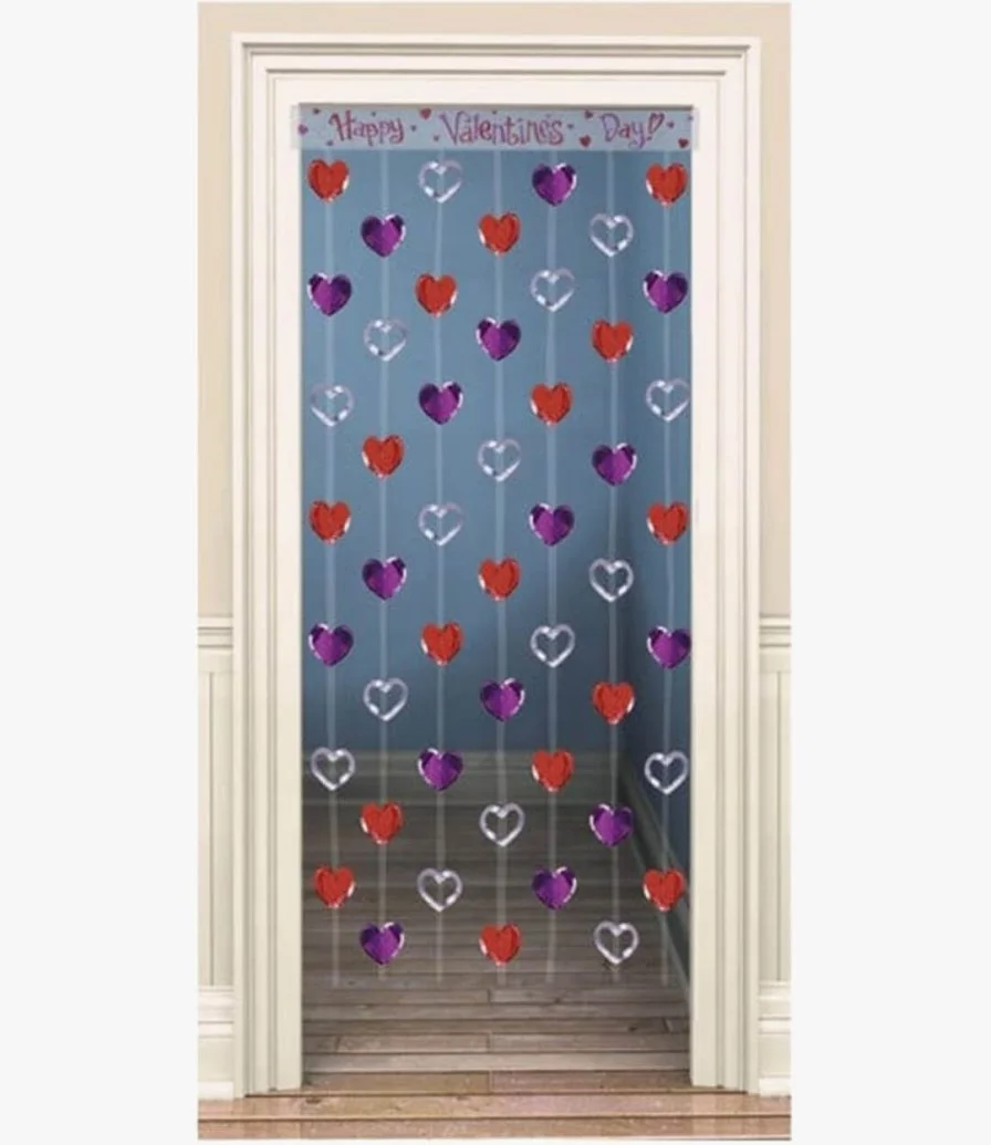 Valentine's Day' Heart Door Curtain 