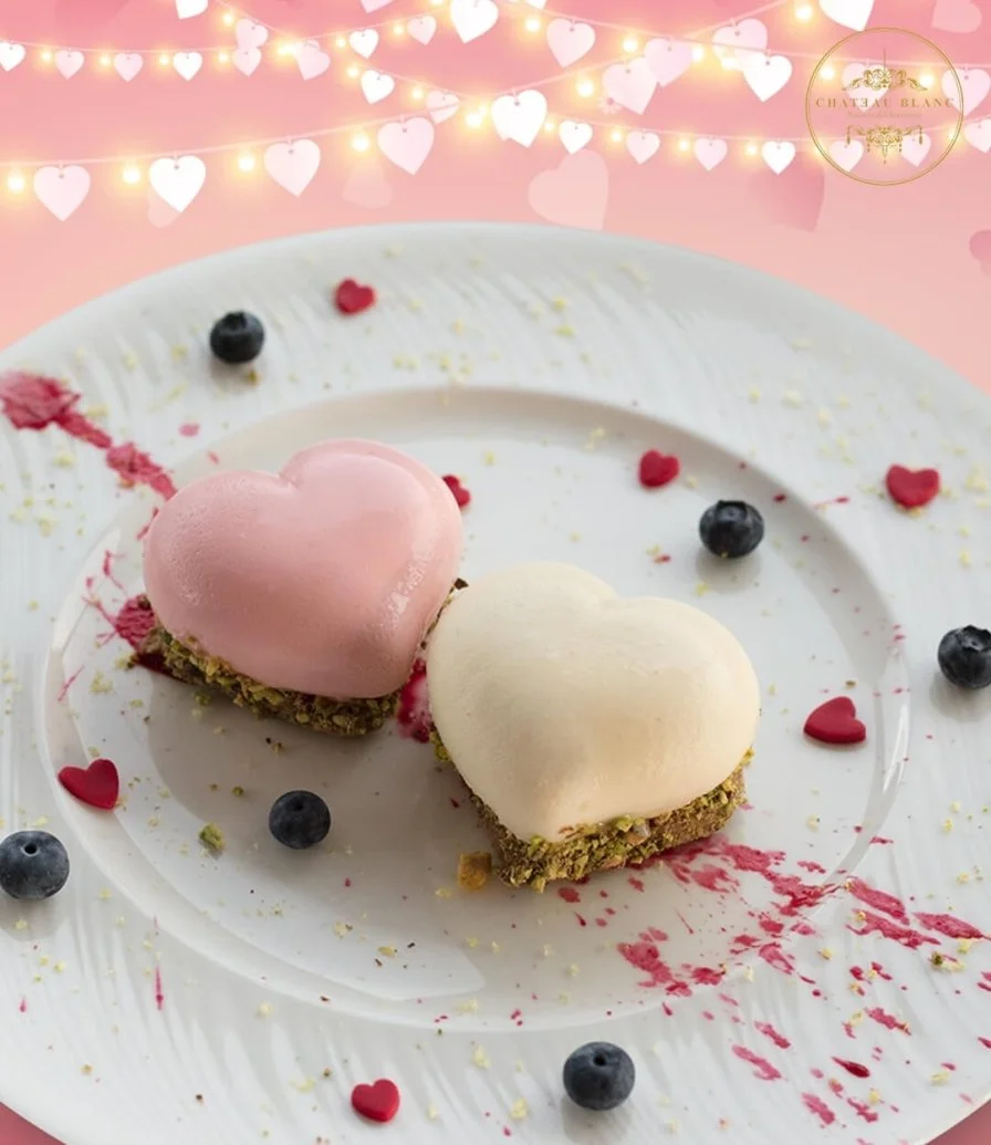 Heart-Shaped Cheesecakes by Chateau Blanc (2 pcs) 