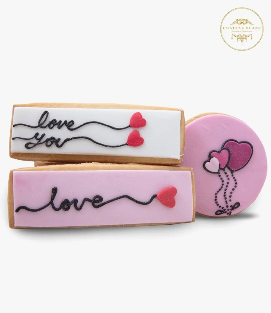 Love Cookies by Chateau Blanc (3 pcs) 