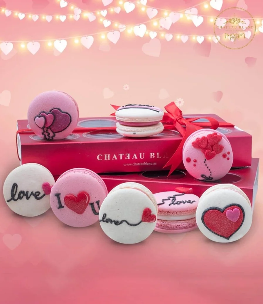 Valentine's Macarons by Chateau Blanc 