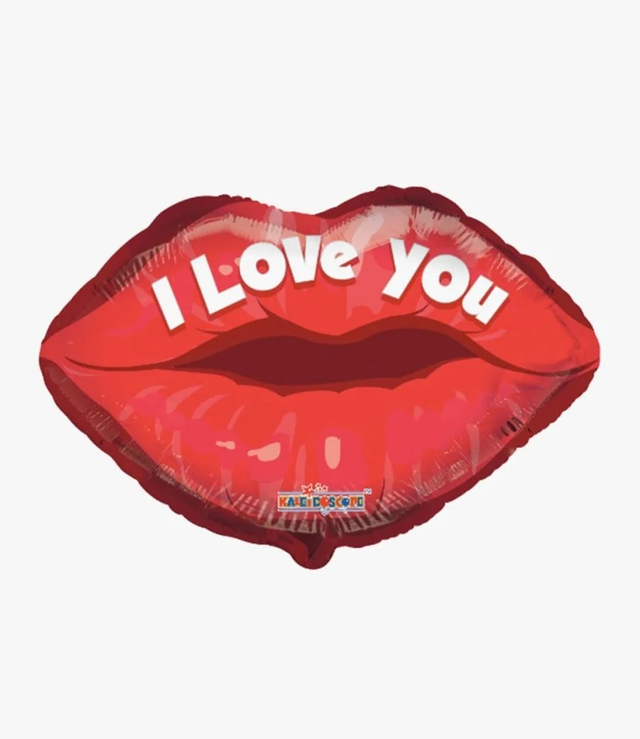 I Love You Lips Balloon