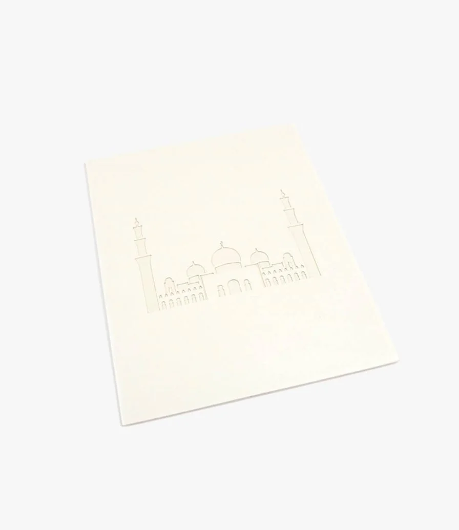 Sheikh Zayed Mosque 3D Pop up Abra Cards