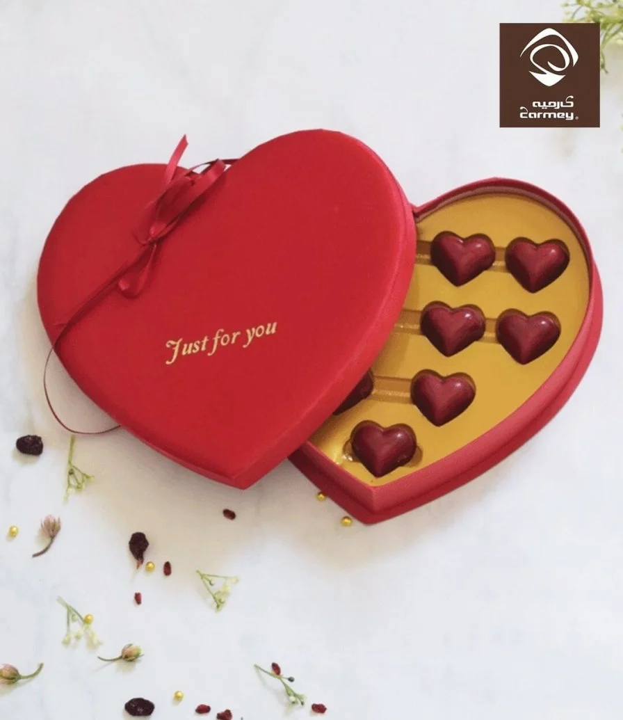 شوكولاتة قلوب حفر من كارميه (11 قطعة) 