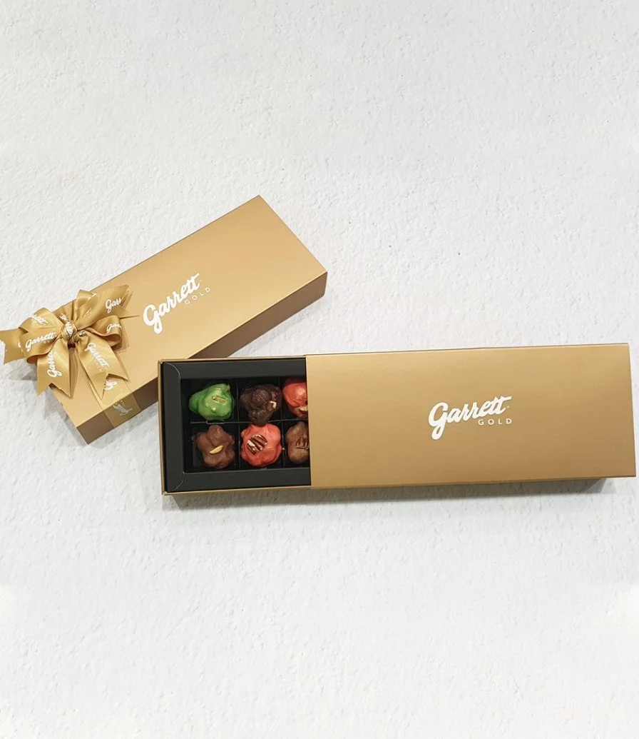12 Bonbons Garrett Gold Gift Box Nuts Selections