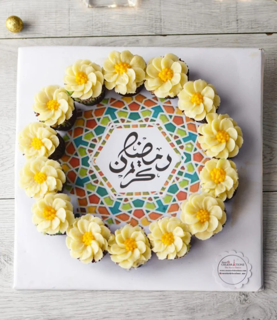 14 Mini Cupcake Blessings Arrangement by Sweet Celebrationz