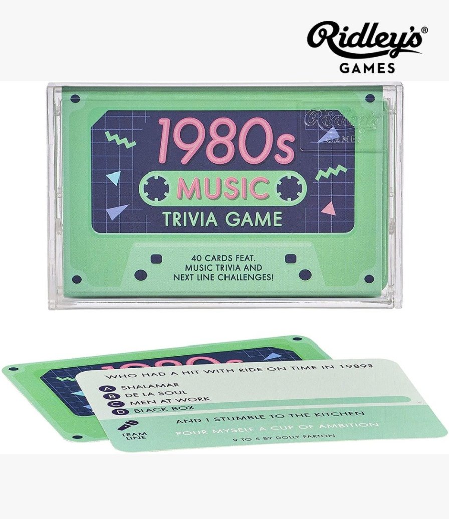 1980s Trivia Tape Quiz by Ridley's