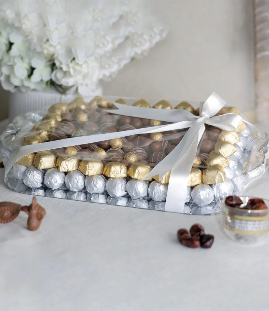 Glamourous Chocolate & Truffle Arrangement by NJD
