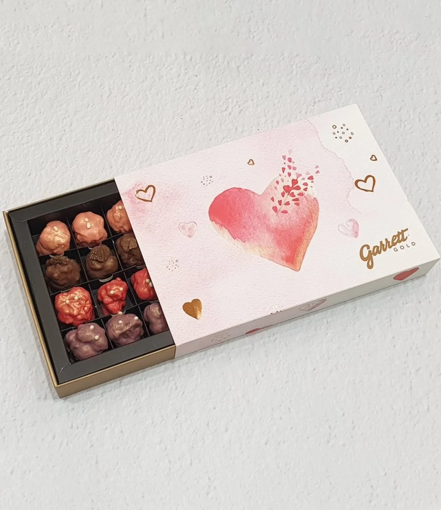 24 Bonbons Garrett Gold Love Box - No Nuts Selection