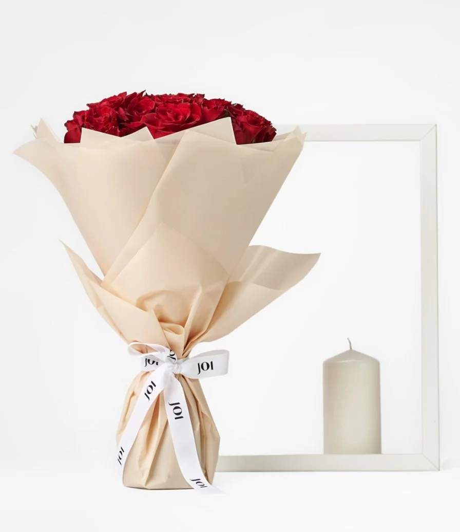 25 Red Roses Hand Bouquet
