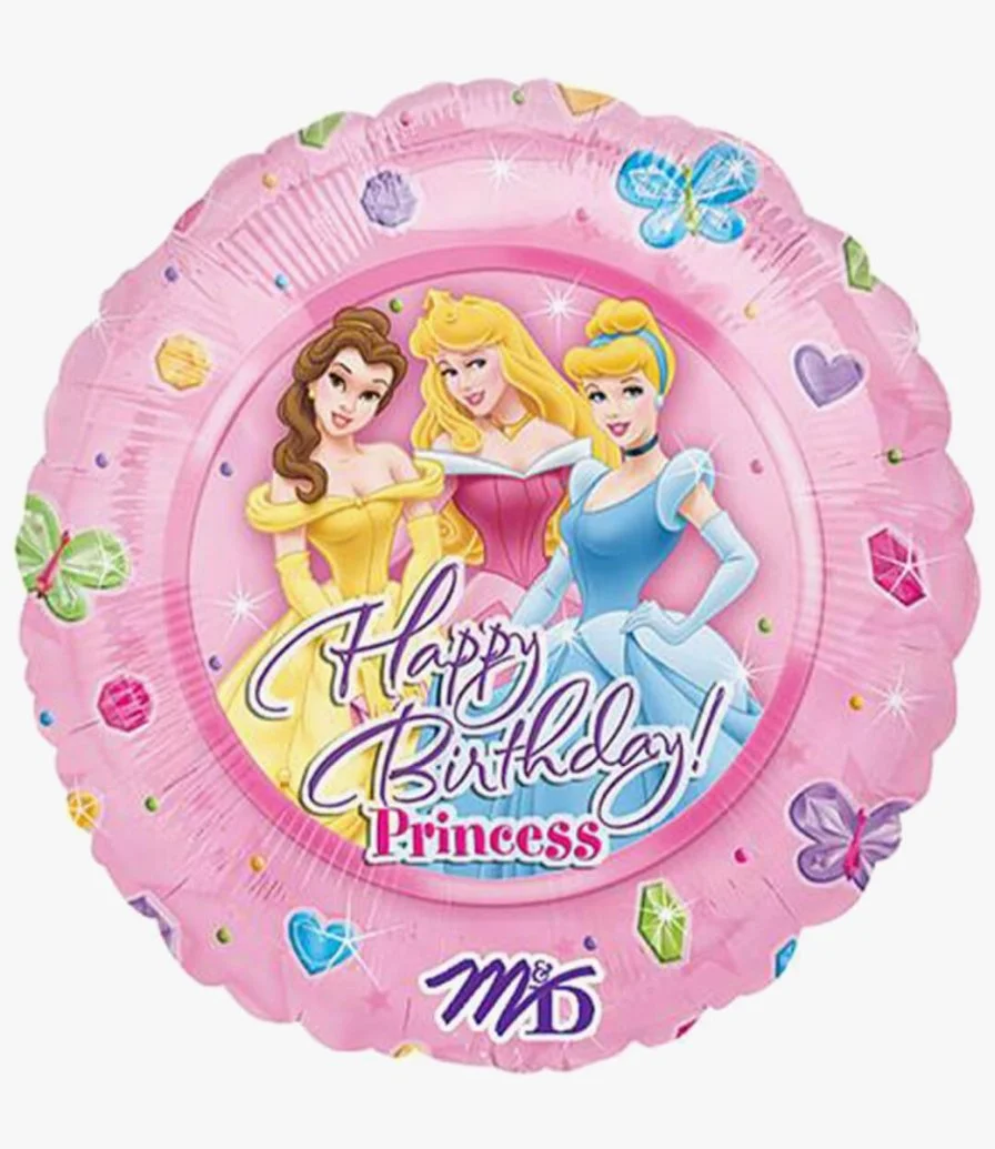 Happy Birthday Princess Helium Balloon