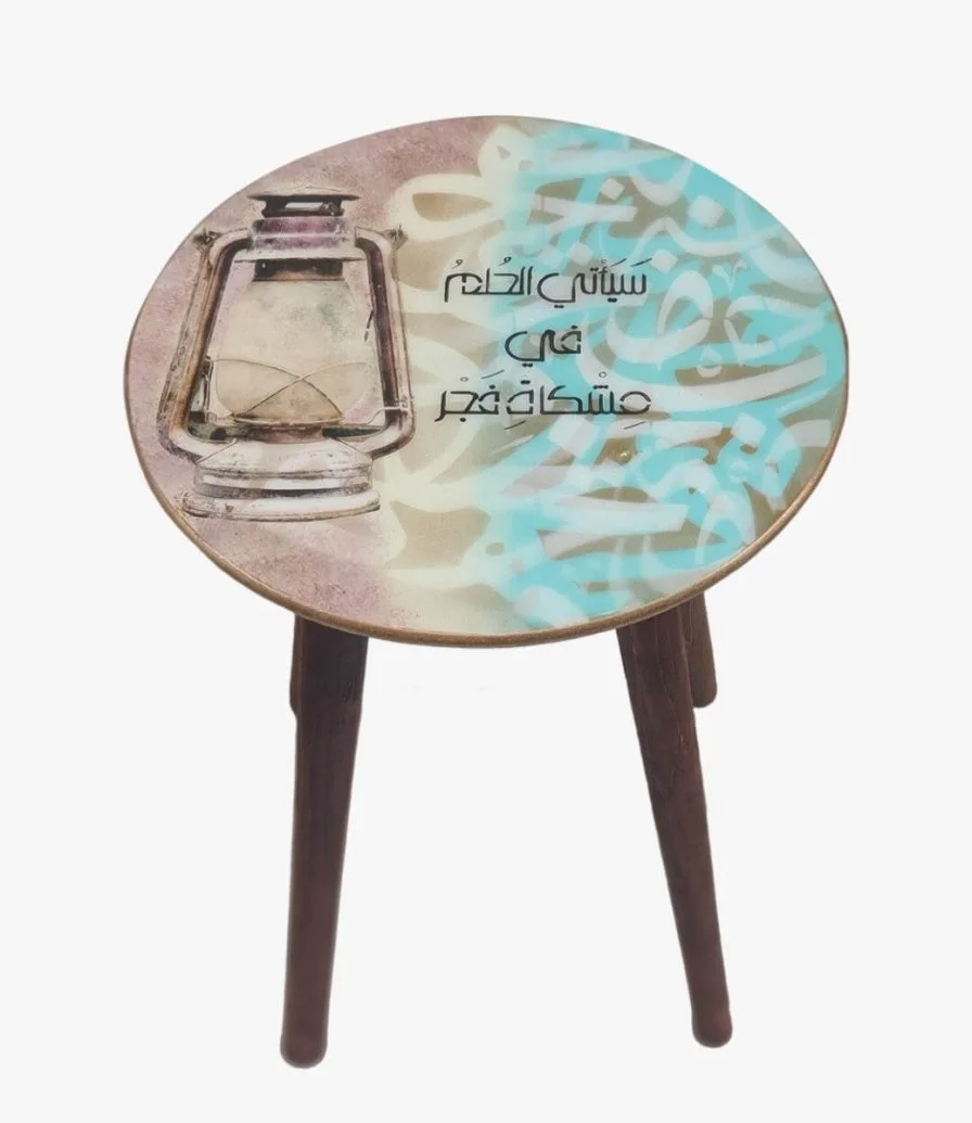 طاولة خشبية ديكوباج من أندلسية 10