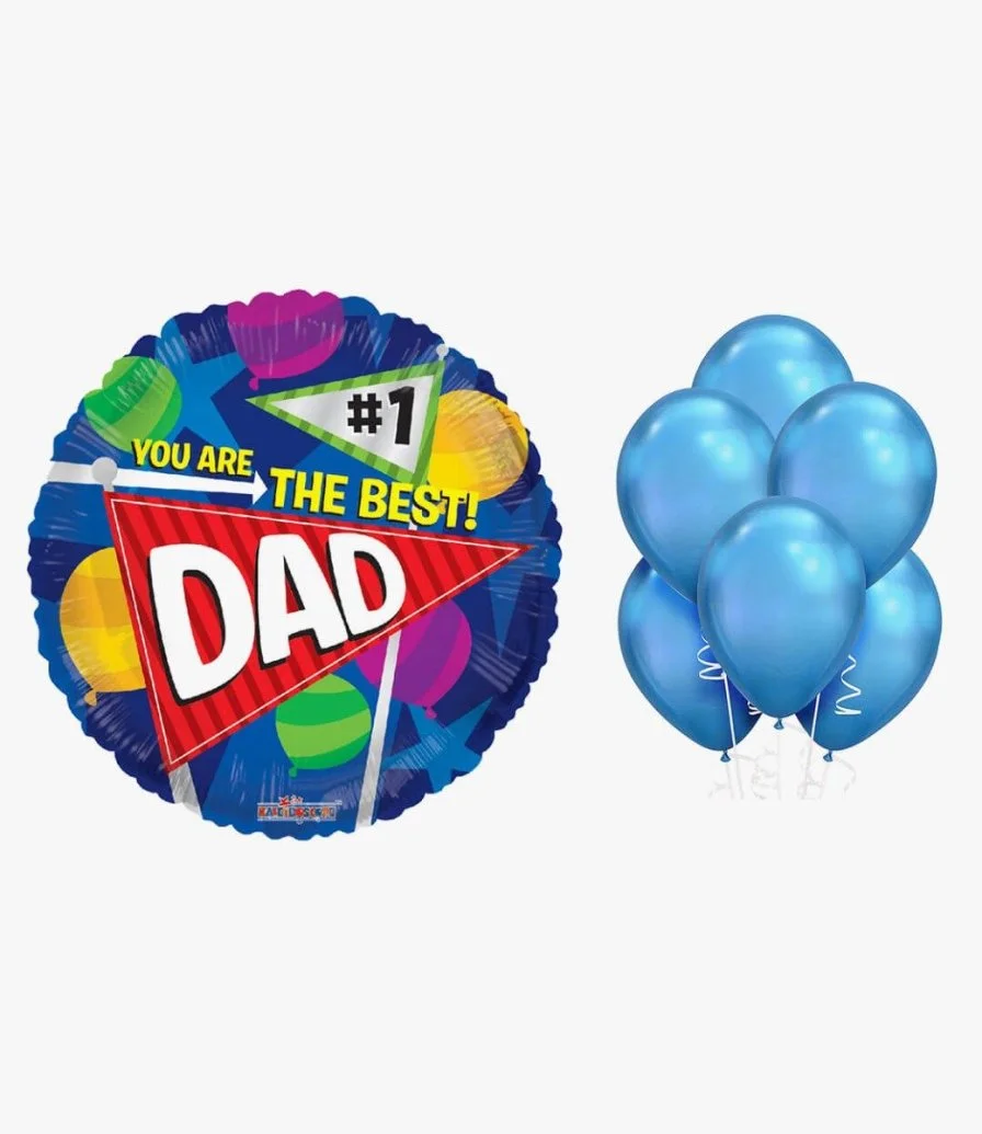 You are the Best Dad Balloon Set
