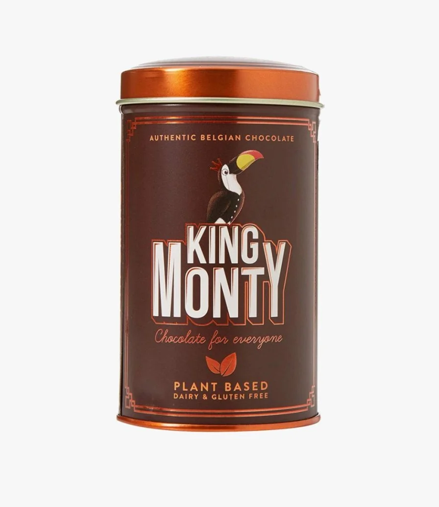 2 King Monty Pure Dark with Sunny Orange Tin Boxes by Candylicious