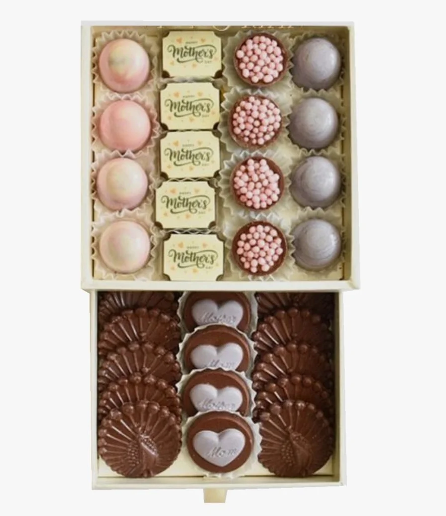2 Layers Mother's Day Chocolate Box By Victorian 
