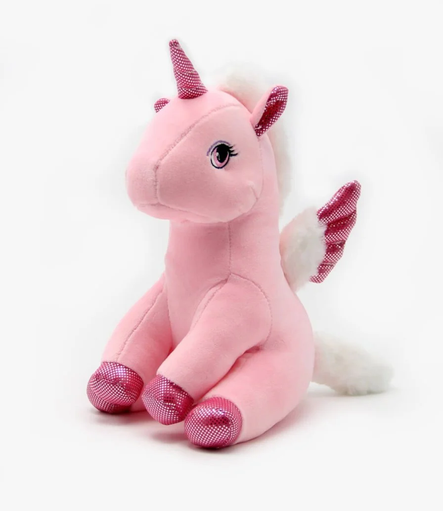 Pink Plush Unicorn Toy