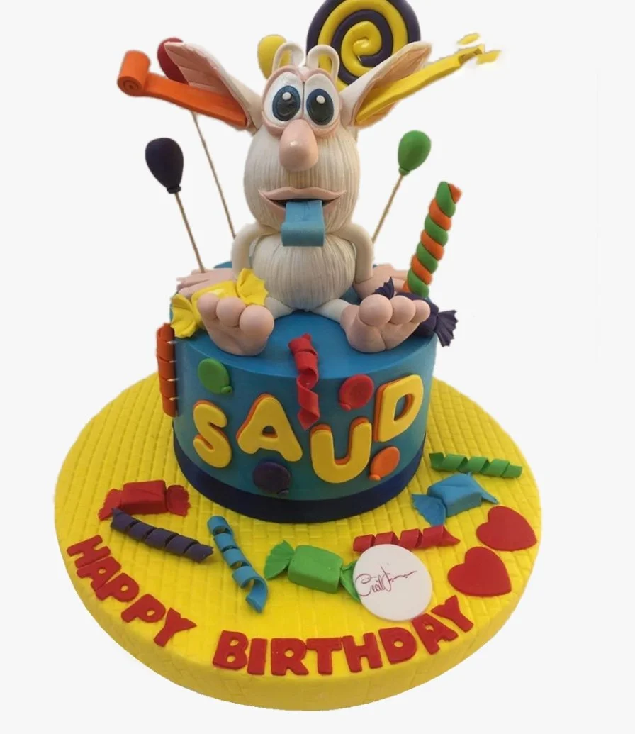3D Rabbit Birthday Cake